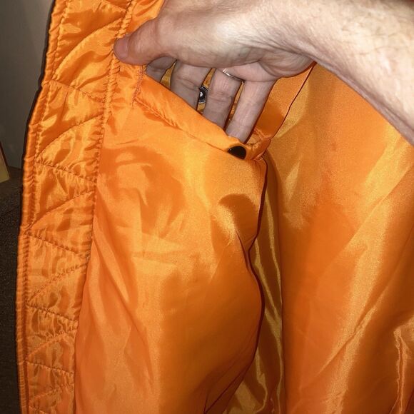 Bravo Series Black Flight Jacket By Burk’s Bay Mens US Army Vietnam Veteran Sz L - Picture 8 of 10